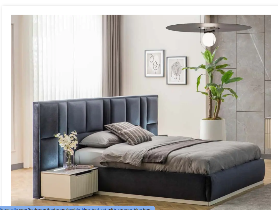 Imelda King Bed Set With Storage